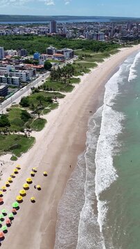 PRAIA DO BESSA MAR AZUL, LINDO DE SE VER E VIVER, QUE PRAIA MAIS LINDA (Bessa Beach, blue sea, beautiful to see and experience, what a beautiful beach!)