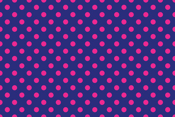 Deep Pink colour circles on Blue colour background. © Pisan