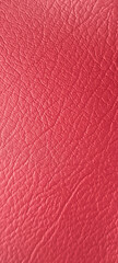 Fototapeta premium Red PU artificial leather surface for the background.