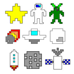 Obraz premium a set of human things