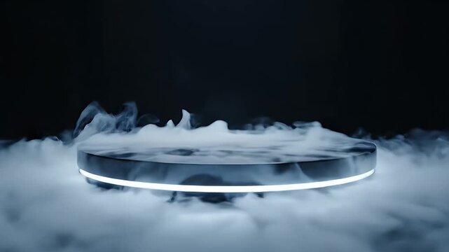 Close-up of a sleek, glowing curved light strip beneath a dark, shadowy surface suggesting futuristic design