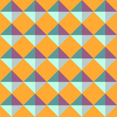 Fototapeta premium Vector Seamlles pattern illustration with diamonds