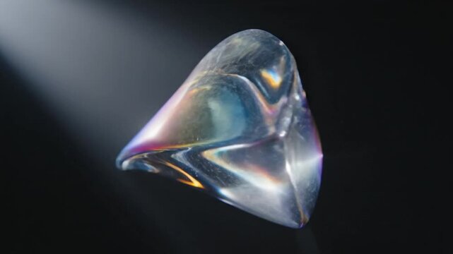 Abstract Prism Light Refraction.