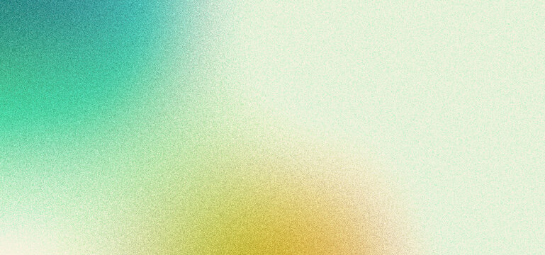 Grainy green orange gradient background beige turquoise noise texture abstract header, banner, wallpaper, cover, poster, backdrop design