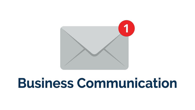 Email Notification Icon Business Communication.