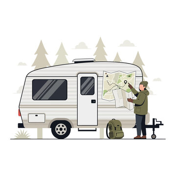 Exploring Scenic Routes With A Mobile Home Destination Planning Adventure
