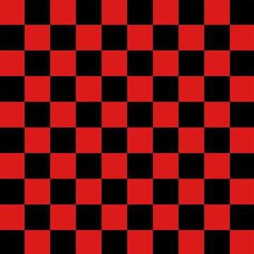 A classic retro checkerboard pattern featuring a bold black and red grid. This timeless design evokes a 1950s diner aesthetic, vintage racing flags, and mod culture. Ideal for nostalgic backgrounds, p
