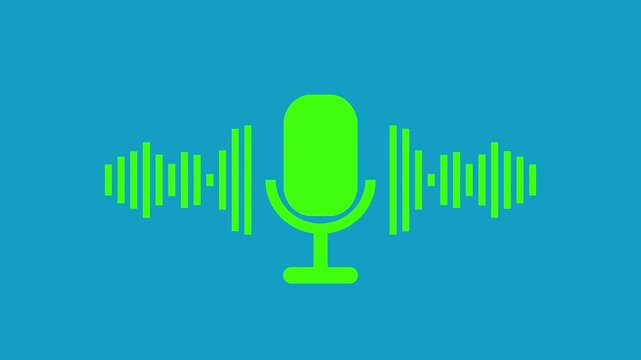 Podcast. Badge, icon stamp logo Motion graphics