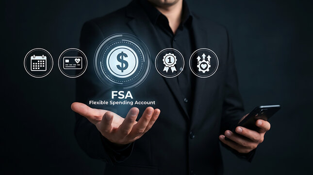 Flexible Spending Account FSA Healthcare Finance Benefits Concept