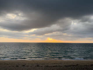 Obraz premium Beach Sunset, Unknown Location