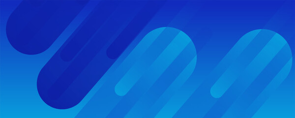 Fototapeta premium PrintGeometric blue abstract background. Dynamic Waves. Fluid shapes composition. Fit for website, banners, brochure, posters