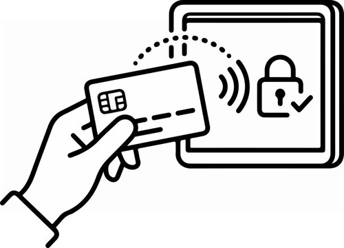 Contactless Credit Card Payment.