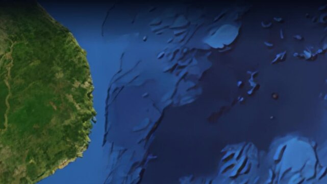 Animated Flight Path Map from Bangkok Thailand to Paris France