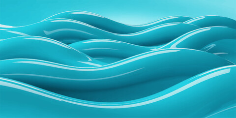 Obraz premium Abstract blue wave background design featuring soft flowing liquid curves and motion lines for a professional business wallpaper vector illustration