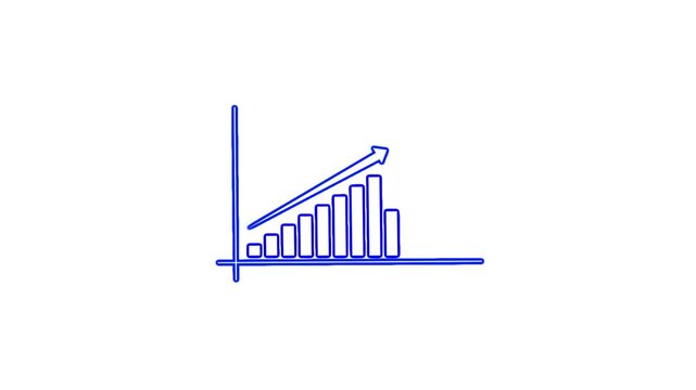 Simple blue line drawing of a lowercase letter l shape