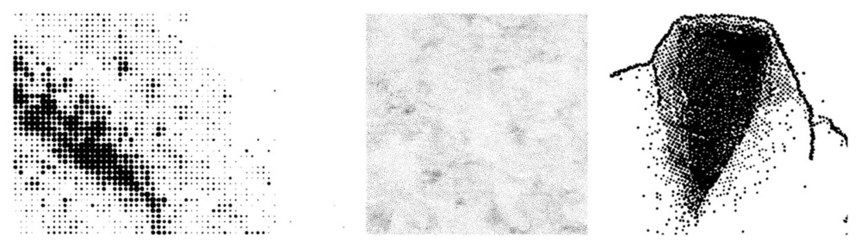 Halftone dot gradient texture, print art effect, dot matrix, graphic design element, vintage screen printing style, visual texture.