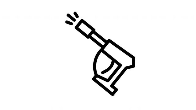 power washing animated icon