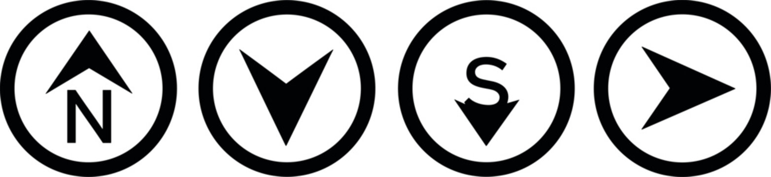 Directional arrow vector illustration with decorative design, elegant navigation artwork, creative compass composition, ornamental background pattern