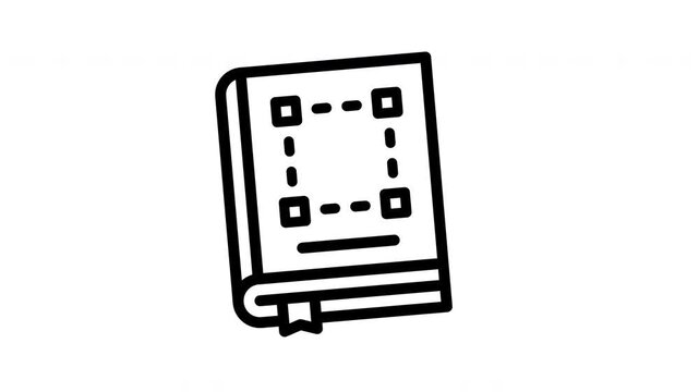 editorial design animated icon