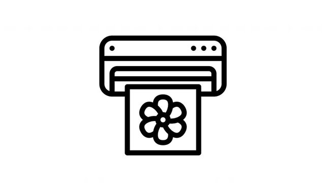 printer animated icon