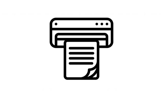 printer animated icon