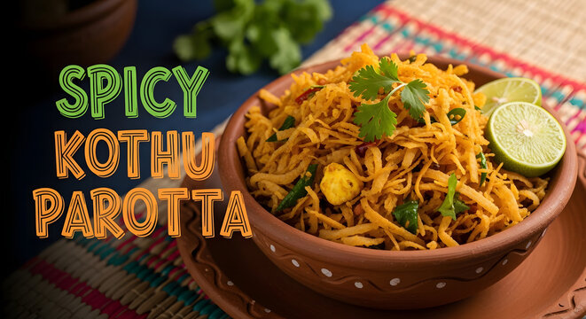 Authentic Spicy South Indian Kothu Parotta