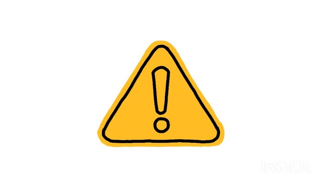 yellow warning triangle sign