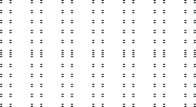 A texture in the form of double vertical stripes, which consist of flattened dots.