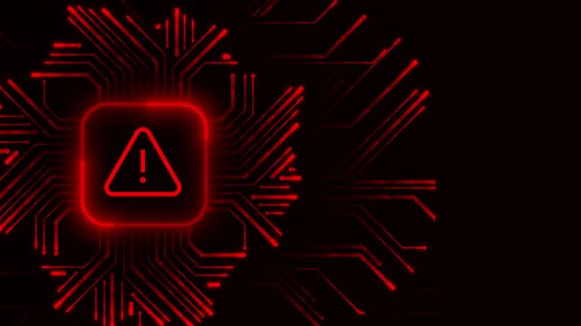Hacked Alert Cyber Attack on Computer Network Cybersecurity Vulnerability Data Breach
