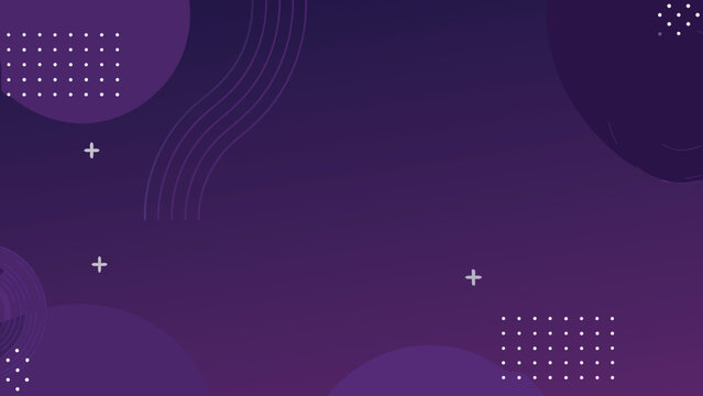 Abstract purple background with flowing shapes and dotted patterns