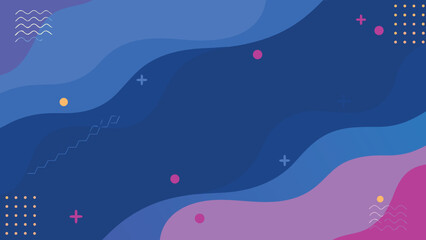 Fototapeta premium Abstract background with flowing shapes and vibrant color gradients