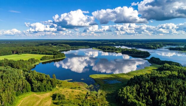 Serene expanse of verdant tranquility