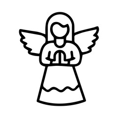 Obraz premium Praying Angel Icon