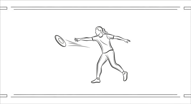 Woman throwing a frisbee in a park, dynamic action shot, outdoor recreation, summer activity