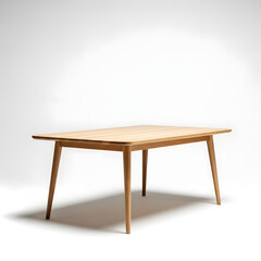 Fototapeta premium A wooden table with four legs