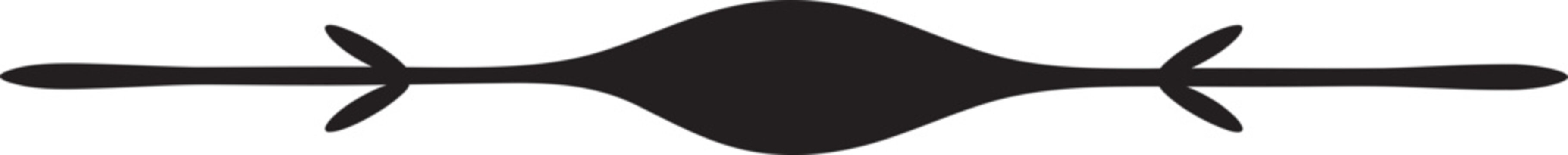 Barbed wire, metal fence divider, vector border, black isolated symbol, security fence element