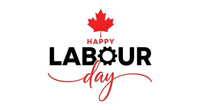 Canadian labour day celebration graphic