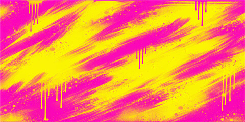 Abstract a vibrant explosion of colors, featuring dynamic brushstrokes of brilliant yellow and striking magenta. The artwork conveys a sense of energy, and creative expression. © DreamLoom