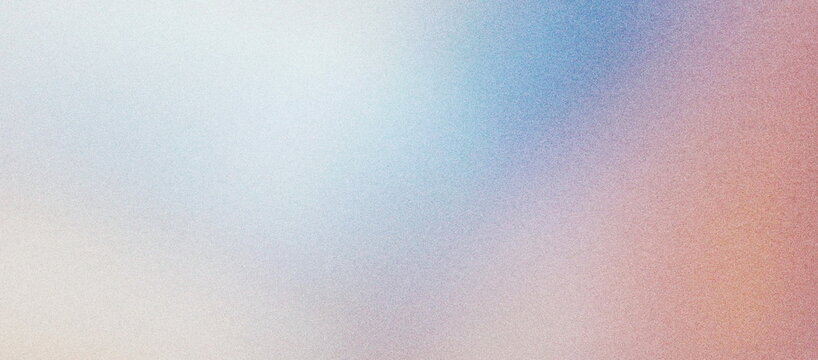Abstract gradient background blur defocused grainy pastel blue beige colors blank, banner, template. Spring, summer, easter, fashion backdrop design . Space for text