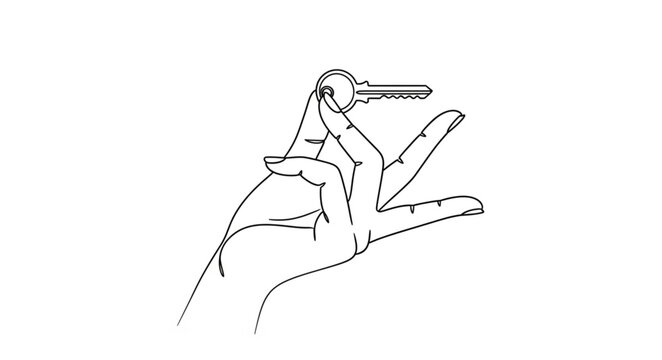 Hand Holding Small Object.