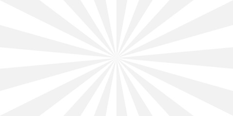 Radial motion lines forming a dramatic burst. Vector sunray stripe background. Light sunburst glowing background. Retro comic gradient background texture overlay. Vector illustration pattern beam rays © armans