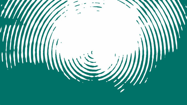 Abstract  sound waves in green and white and global network and digital communication and concentric circle sound wave and modern graphic.