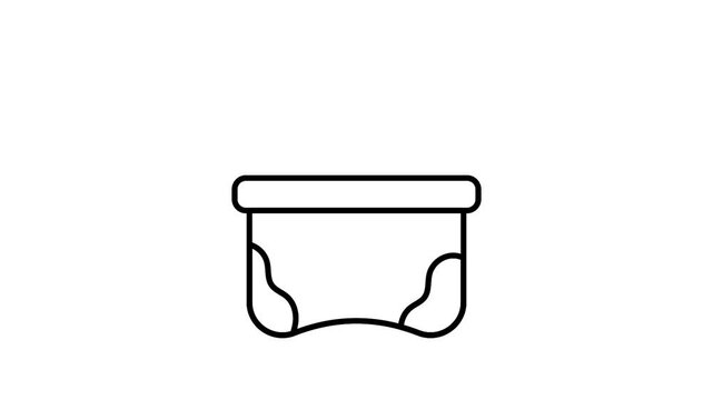 Beggar Poverty Animated Icon Video