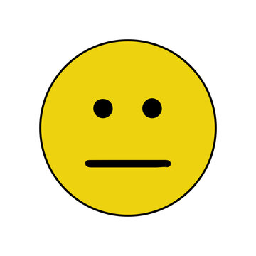 Neutral Face Emoji Icon