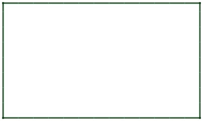 Obraz premium Dark Green Rectangle Frame Vector Border on White Background Minimalist Digital Banner Template