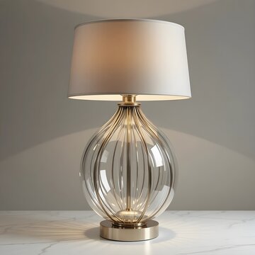 Cassidy Sphere Table Lamp in a room interior decorative lighting
 