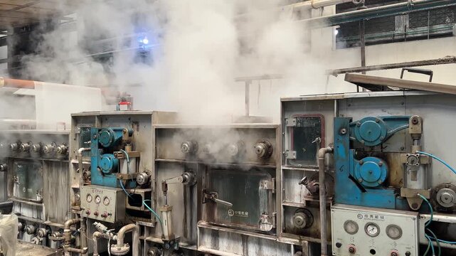 Industrial Textile Factory Machine with Steam Production Line