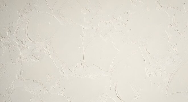 Hand-troweled plaster surface with velvety matte finish warm off-white