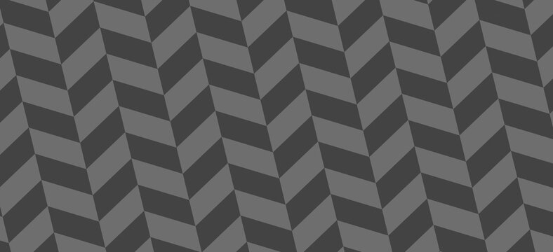 Dark charcoal grey bold chevron pattern background with geometric herringbone texture for masculine professional design and modern architectural backdrop