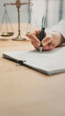 Fototapeta na wymiar Concept of justice, law and legal system